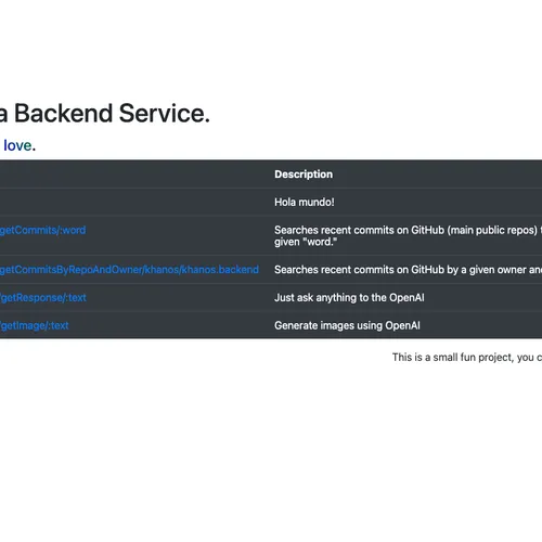 Backend Lab